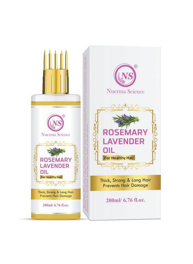 Rosemary_Lavender Oil With Comb Applicator For More Deep Nourishment & Strong Healthy Hair200 Ml