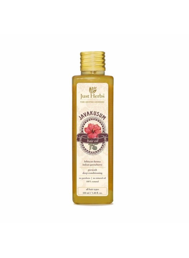 Javakusum Hair Oil For Men & Women Controls Dandruff 100% Natural Certified Organic Ingredients 100 Ml