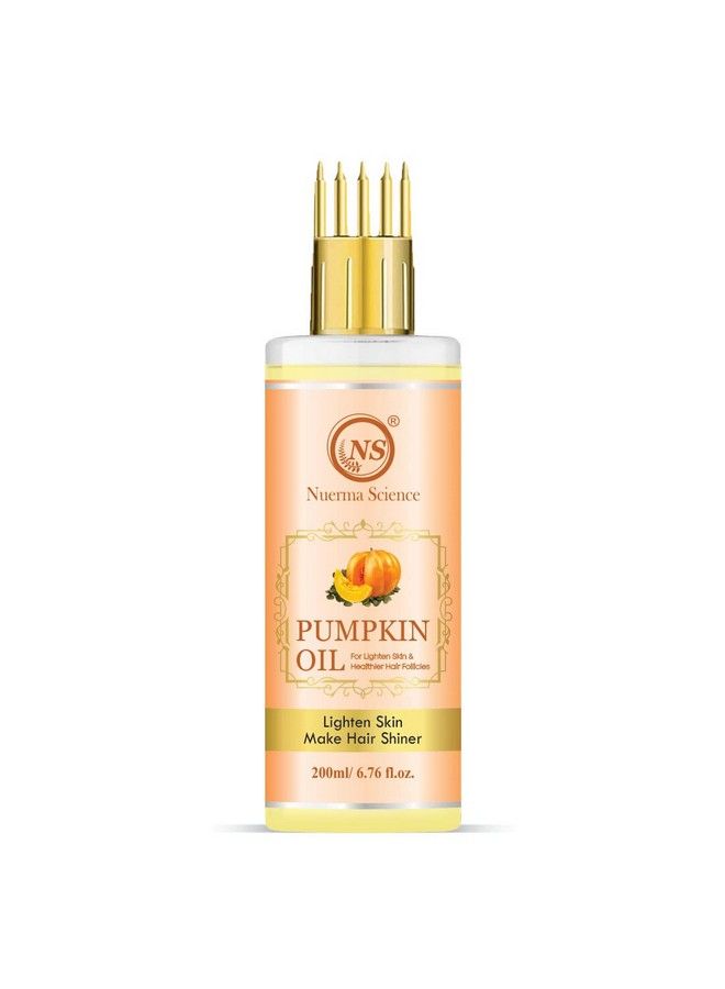 Pumpkin Oil With Comb Applicator For Healthy Strong More Deep Root Nourishment Hair Oil (200 Ml)