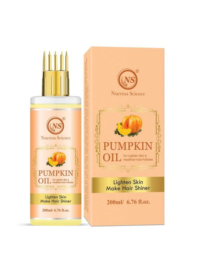 Pumpkin Oil With Comb Applicator For Healthy Strong More Deep Root Nourishment Hair Oil (200 Ml)