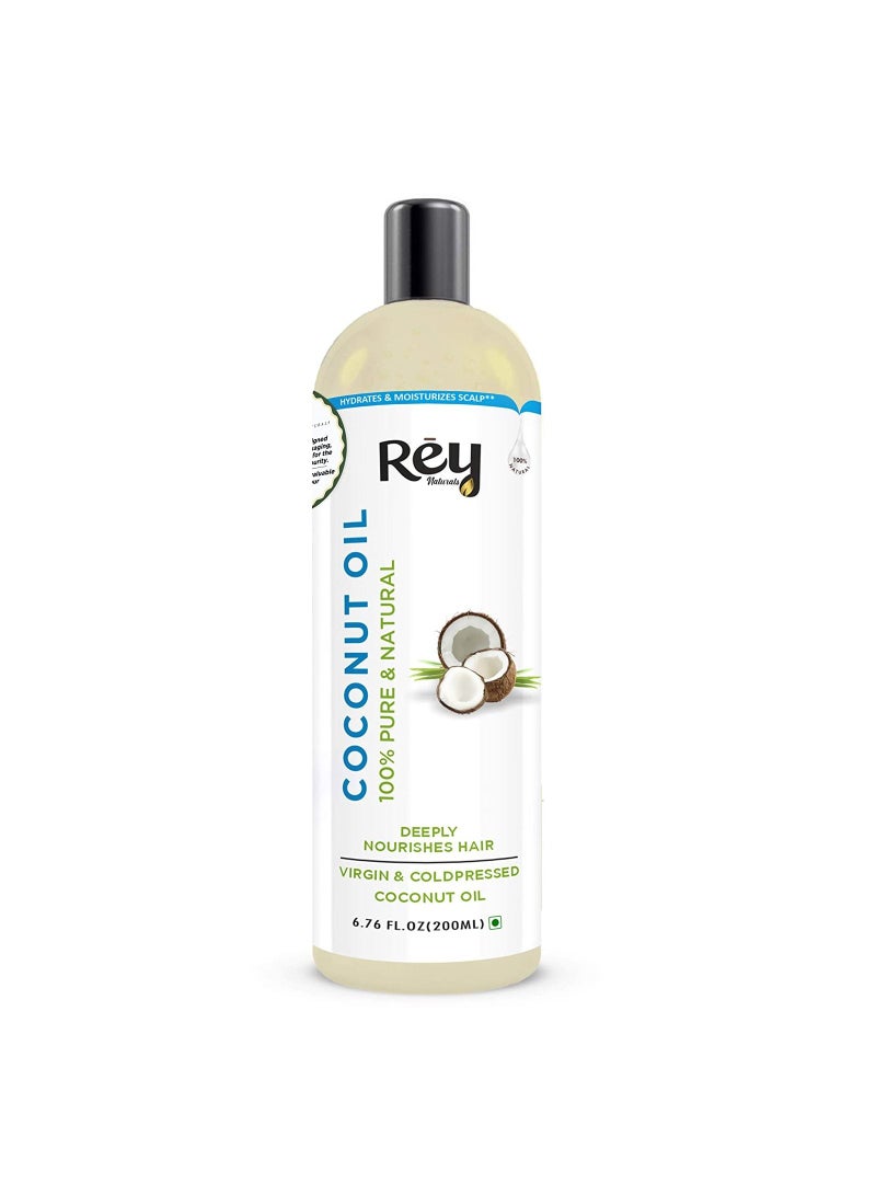 Coconut Oil  Virgin Coconut Oil Cold Pressed For Hair And Skin 200ml