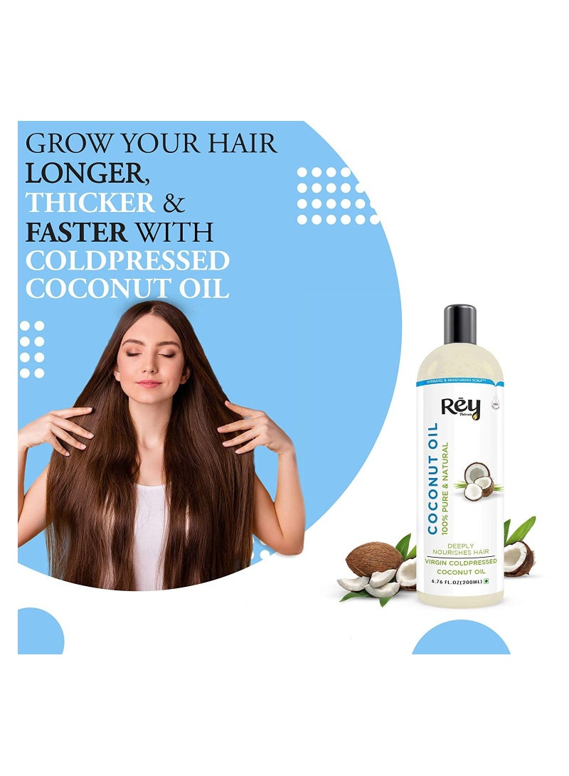 Coconut Oil  Virgin Coconut Oil Cold Pressed For Hair And Skin 200ml