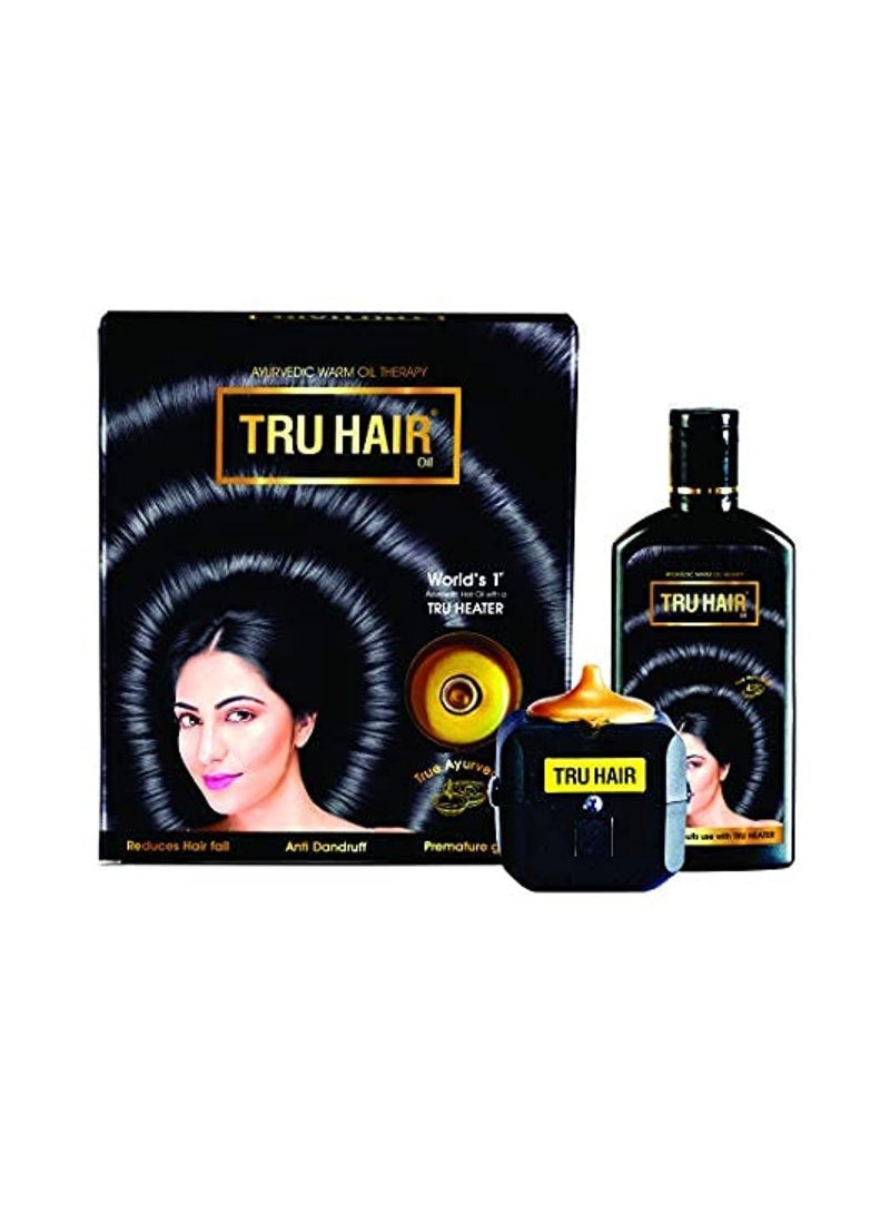 Herbal Hair Oil 110ml With Tru Heater To Warm The Hair Oil