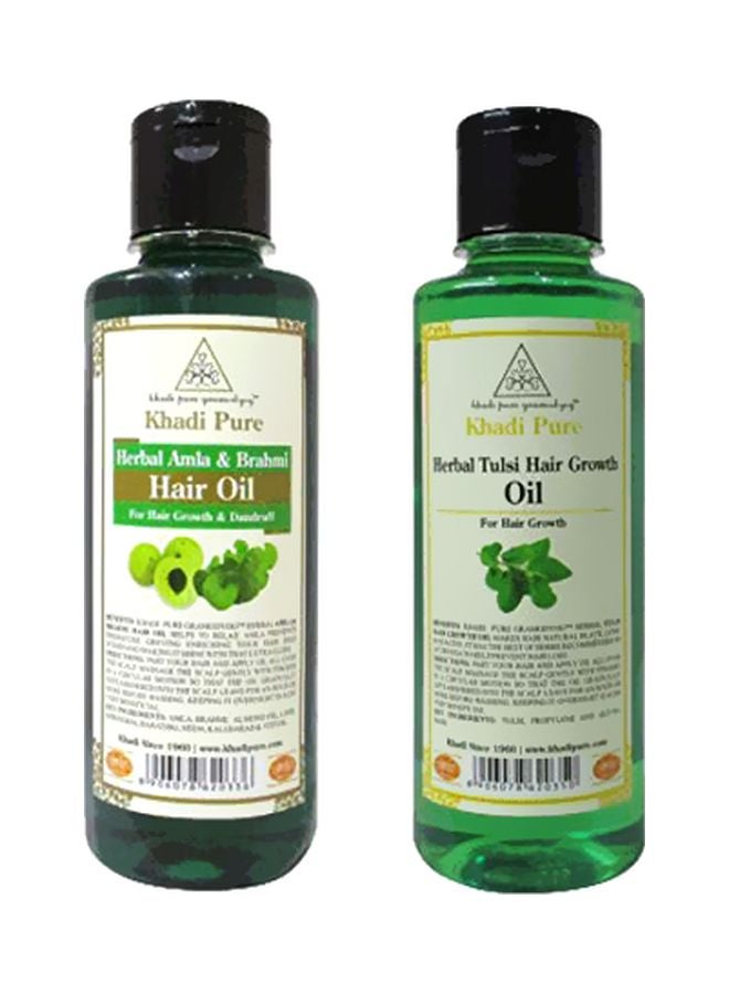 Pack Of 2 Amla Brahmi And Tulsi Hair Growth Oil 2x210ml