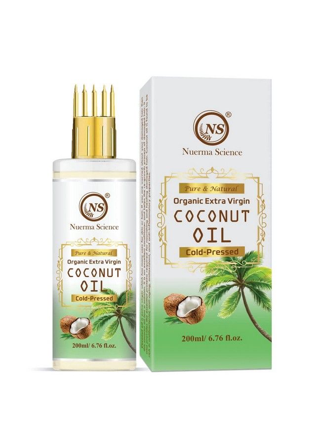 Extra Virgin Coconut Hair Oil With Comb Applicator For Healthy Strong More Deep Root Nourishment Hair200 Ml