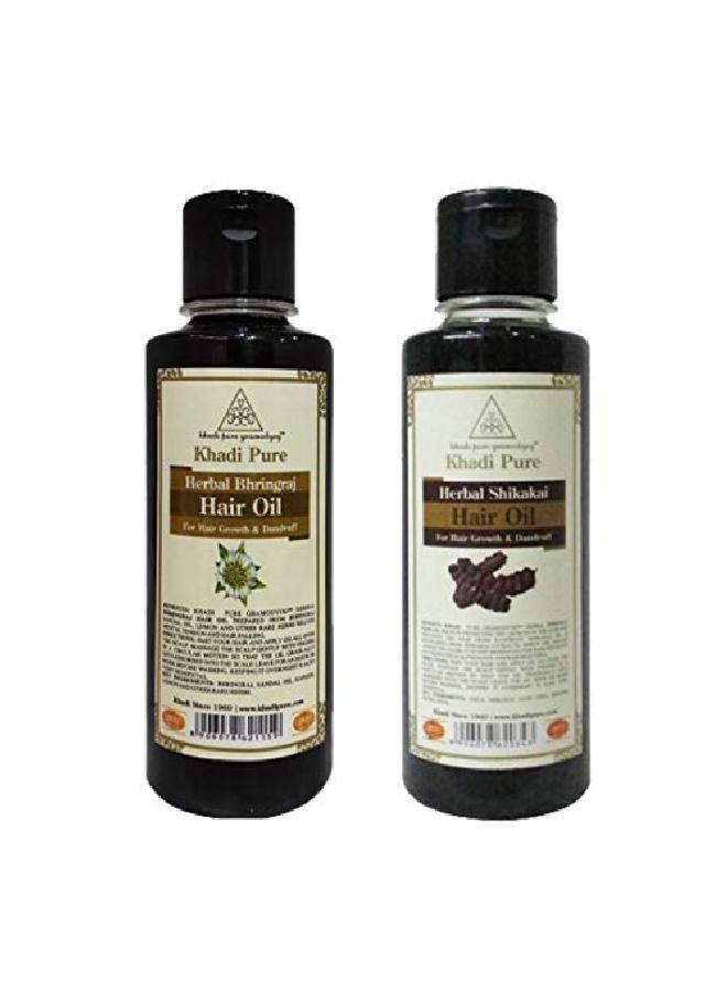 Bhringraj & Shikakai Hair Oil 210 ml (Pack of 2)