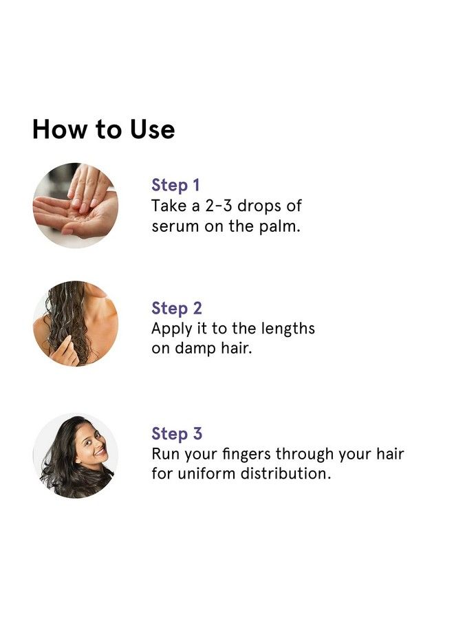 Hair Strengthening Serum Reduces Frizz Adds Natural Shine Nourishes & Strengthens 100Ml