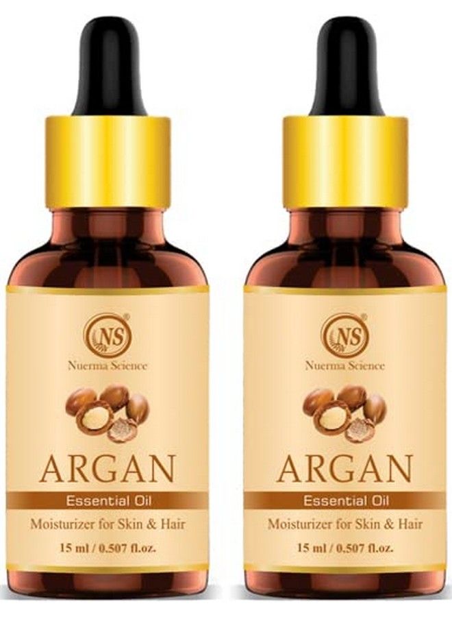 Argan Essential Oil For Skin And Hair (Pure & Natural) (Pack Of 2 15 Ml Each)