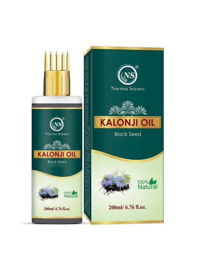 Kalonji Hair Oil (Black Seed Oil) With Comb Applicator For More Deep Nourishment & Strong Healthy Hair100Ml