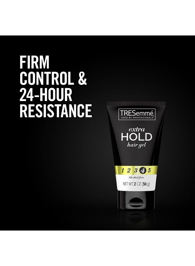 Two Hair Gel Extra Firm Control, White, 2 Oz