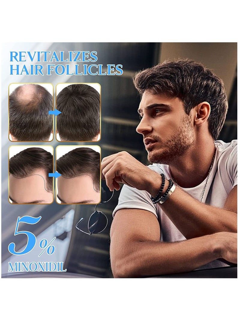 5% Minoxidil Hair Growth Spray for Longer Thicker Fuller Hair Professional Treatment for Hair Loss and Hair Regrowth Treatment Serum Minoxidil for Men and Women 60ml