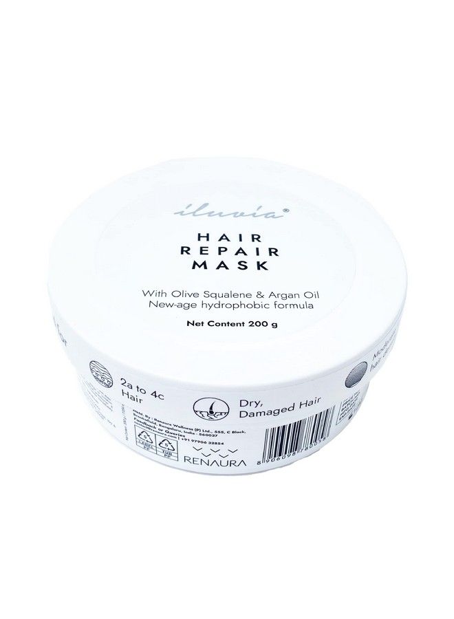 Hydrophobic Hair Repair Mask (Humidityresistant Antifrizz Hair Mask Restores The Hair’S Moisture Balance Repairs Dry Brittle Chemically Treated Hair) 200G