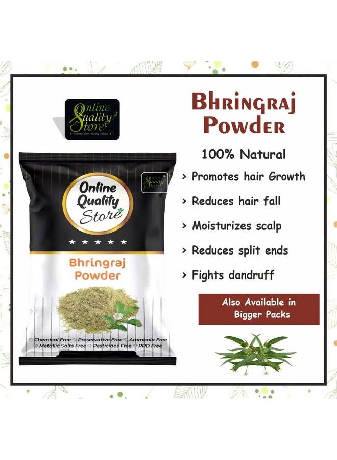 Reetha (100G) + Amla (100G) + Shikakai (100G) + Bhringraj (100G) + Hibiscus (100G) + Mehandi (100G) + Free Indigo (100G) Powder For Hairs 700G
