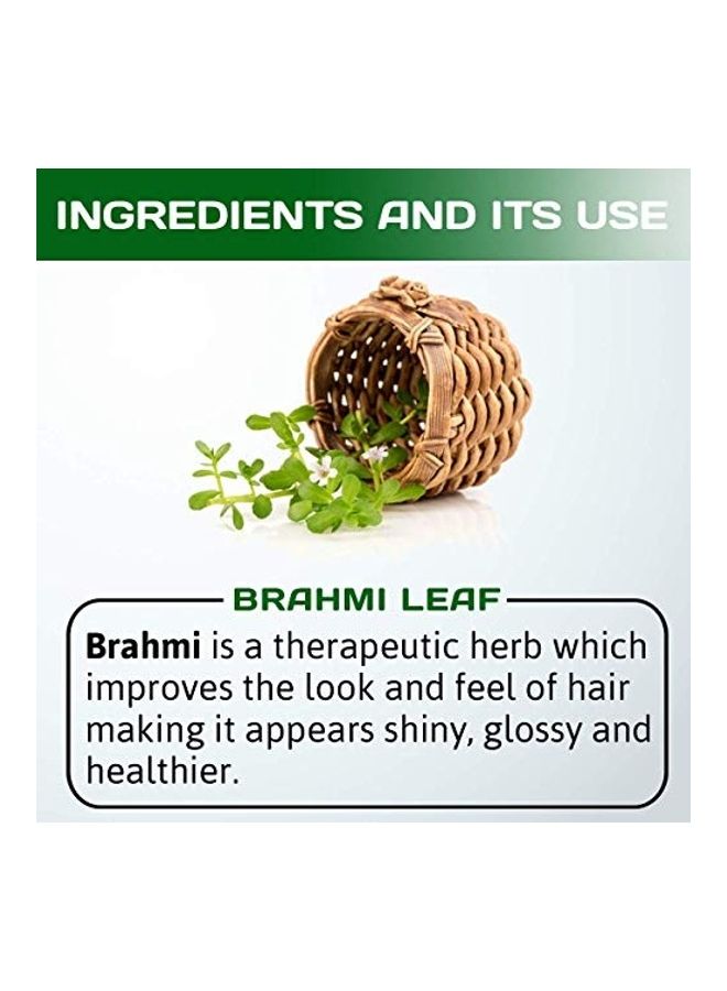 2-Piece Bio Organic Natural Brahmi And Bhringraj Powder Multicolour 200grams