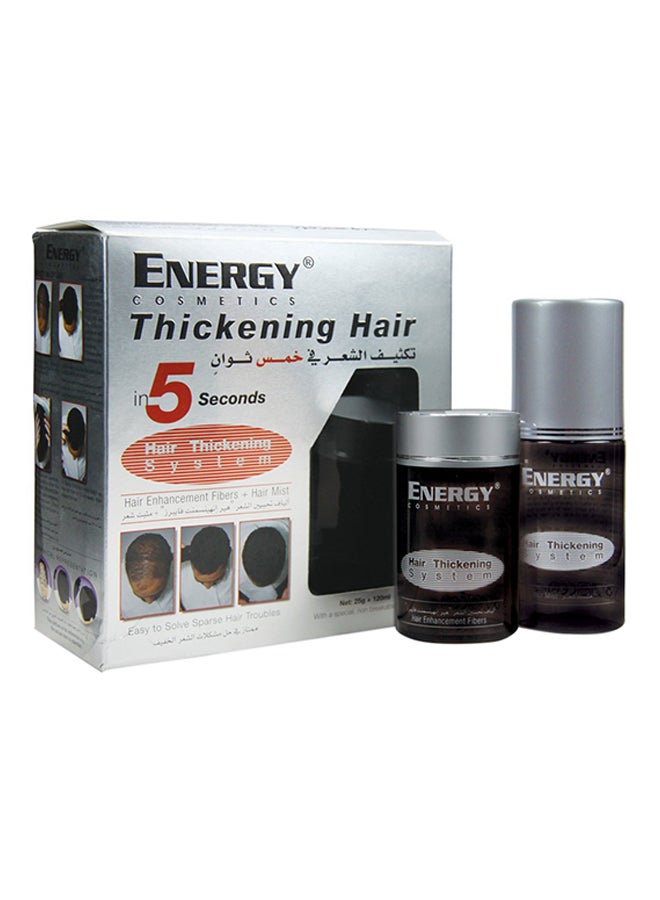 Energy Cosmetics Hair Thickening System 25g+120ml