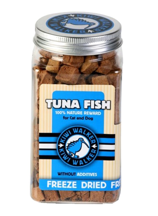 Freeze Dried Snack Tuna Fish Cubes Brown 85grams