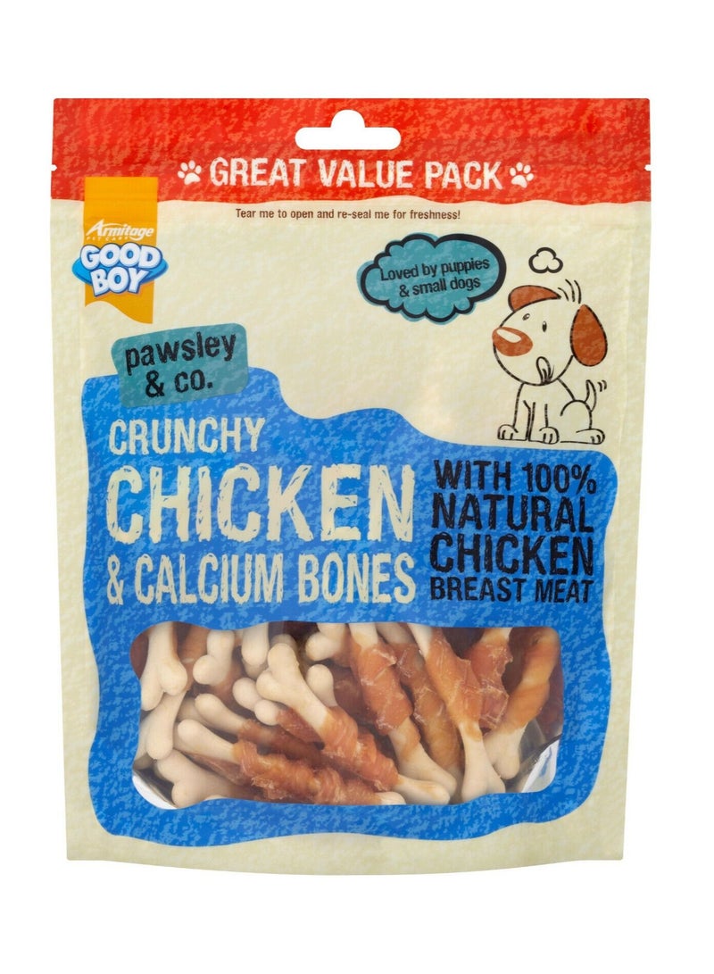 Goodboy Crunchy Chicken & Calcium Bones Dog Treat 350g