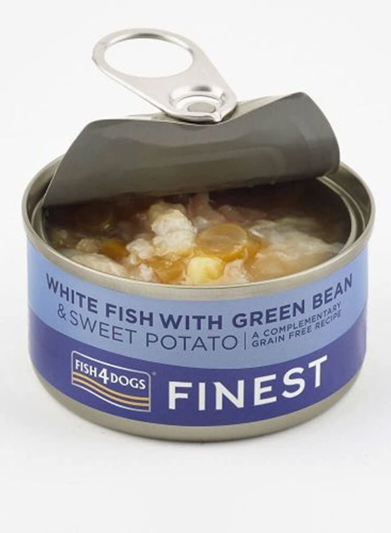 Fish4Dogs Fish with Green Bean And Sweet Potato Wet Food 10X85G