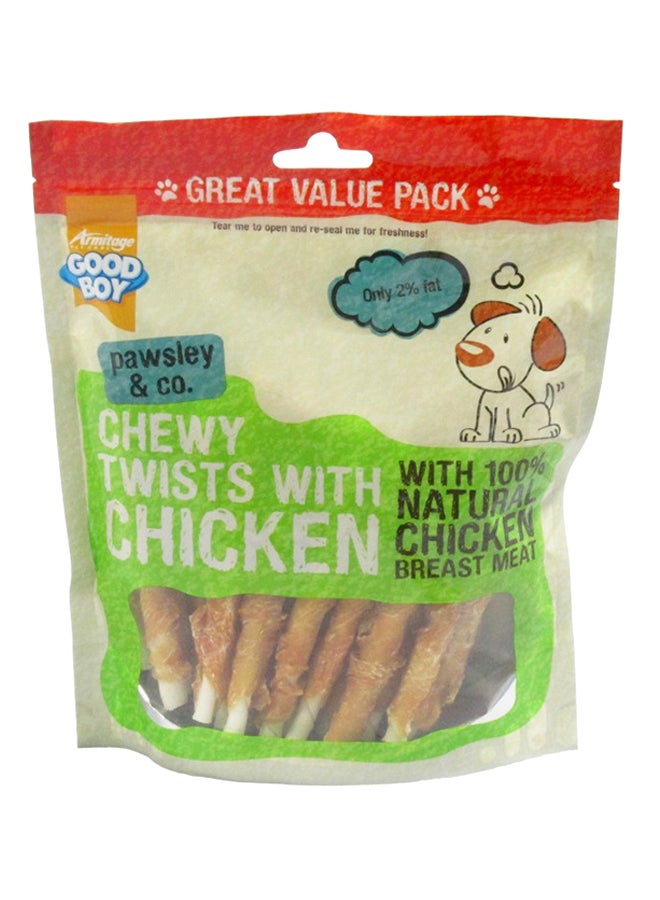 Chewy Chicken Twists Value Pack 320grams
