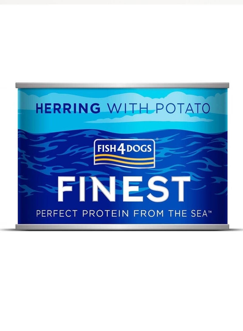 Fish4Dogs Herring Complete Wet Dog Food 6X185G