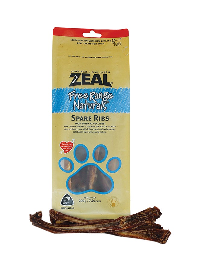Free Range Naturals Spare Ribs Brown 200grams