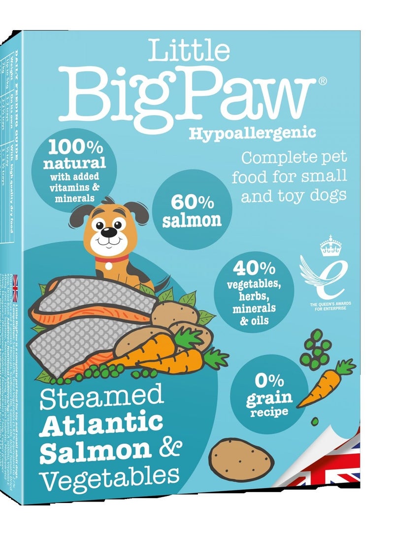 Little Big Paw Dog Salmon With Vegetable Puppies Wet Food 7x150G