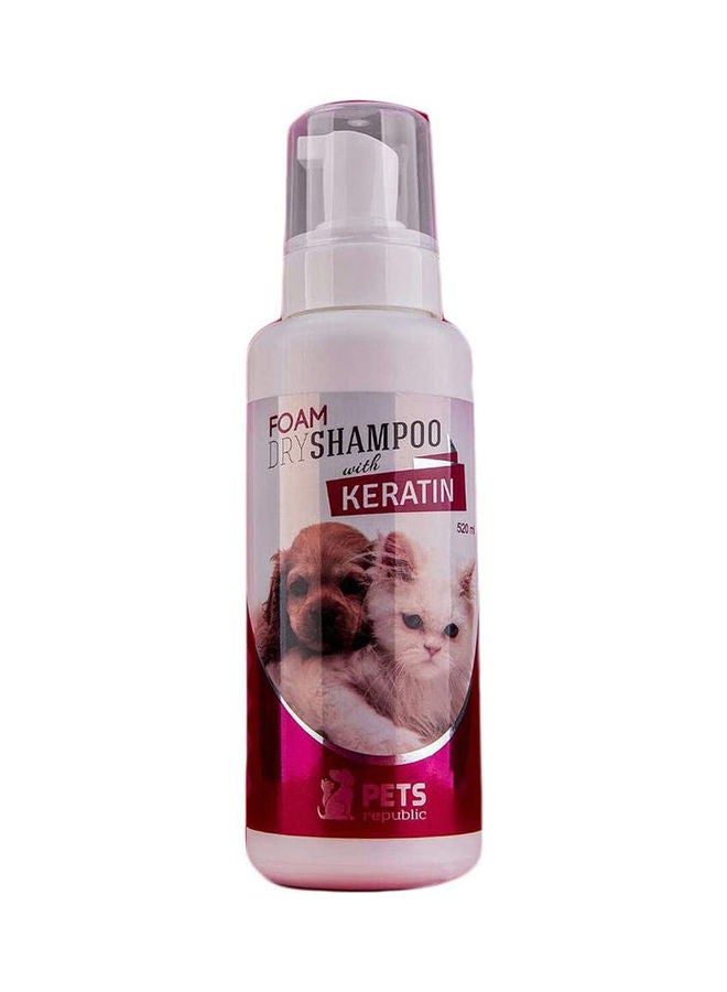 Dry Foam Shampoo With Keratin White 520ml