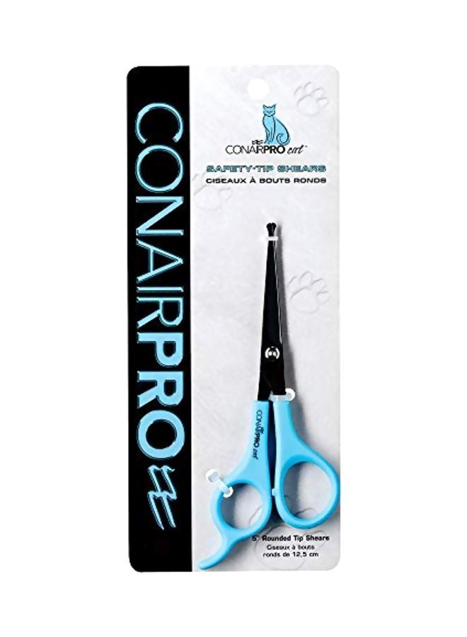 Rounded Safety-Tip Shears Blue/Silver 5inch