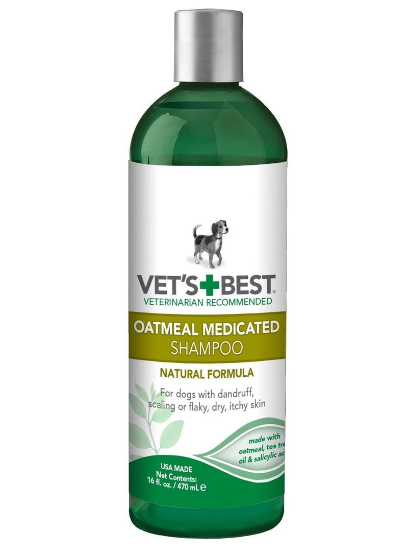 Oatmeal Medicated Dog Shampoo 470ml