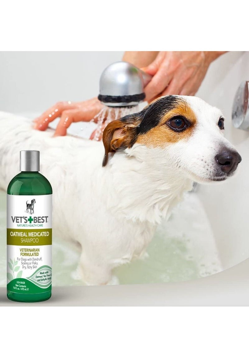 Oatmeal Medicated Dog Shampoo 470ml