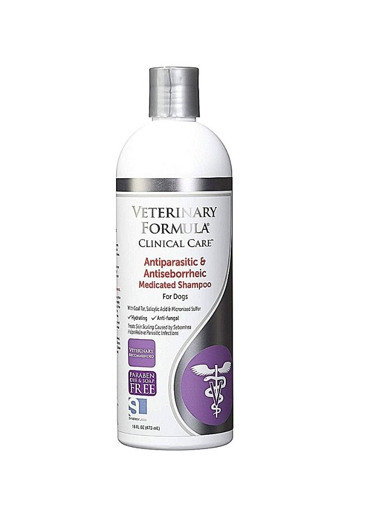Veterinary Formula Clinical Care Antiparasitic & Anti Seborrheic Shampoo For Dogs 473ml
