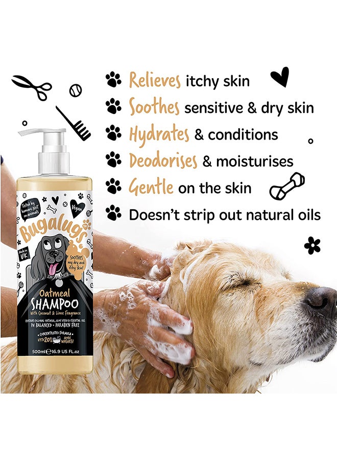 Oatmeal And Aloe Vera Dog Shampoo Multicolour 500ml