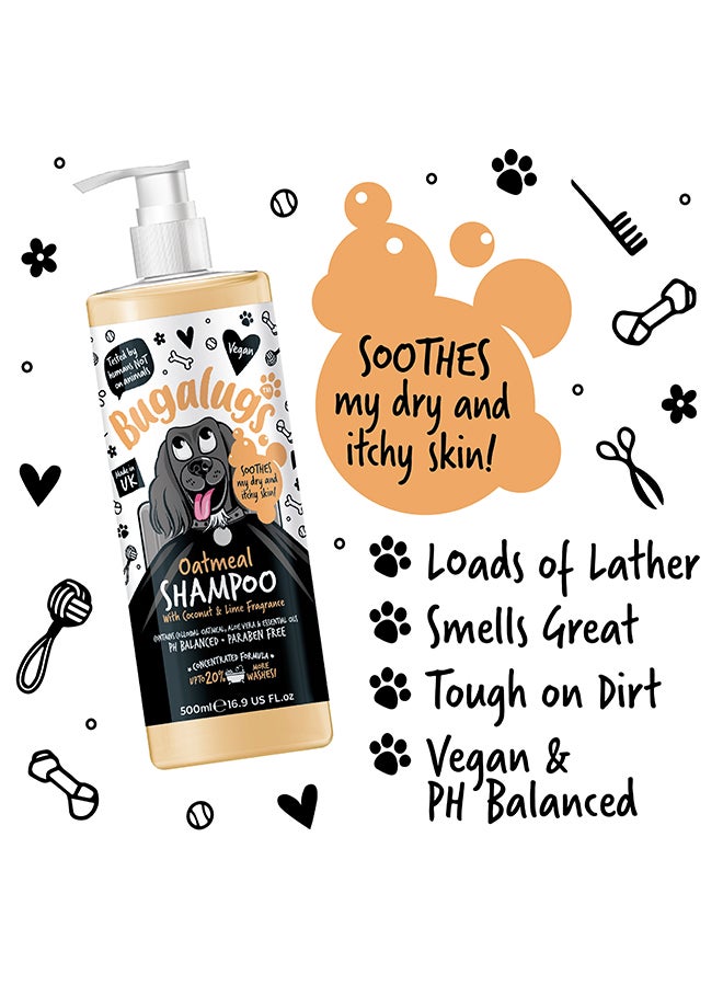 Oatmeal And Aloe Vera Dog Shampoo Multicolour 500ml