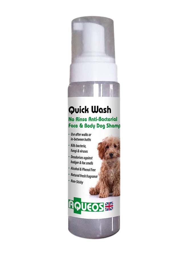 Quick Wash No Rinse Anti Bacterial Dog Shampoo Multicolour 200ml