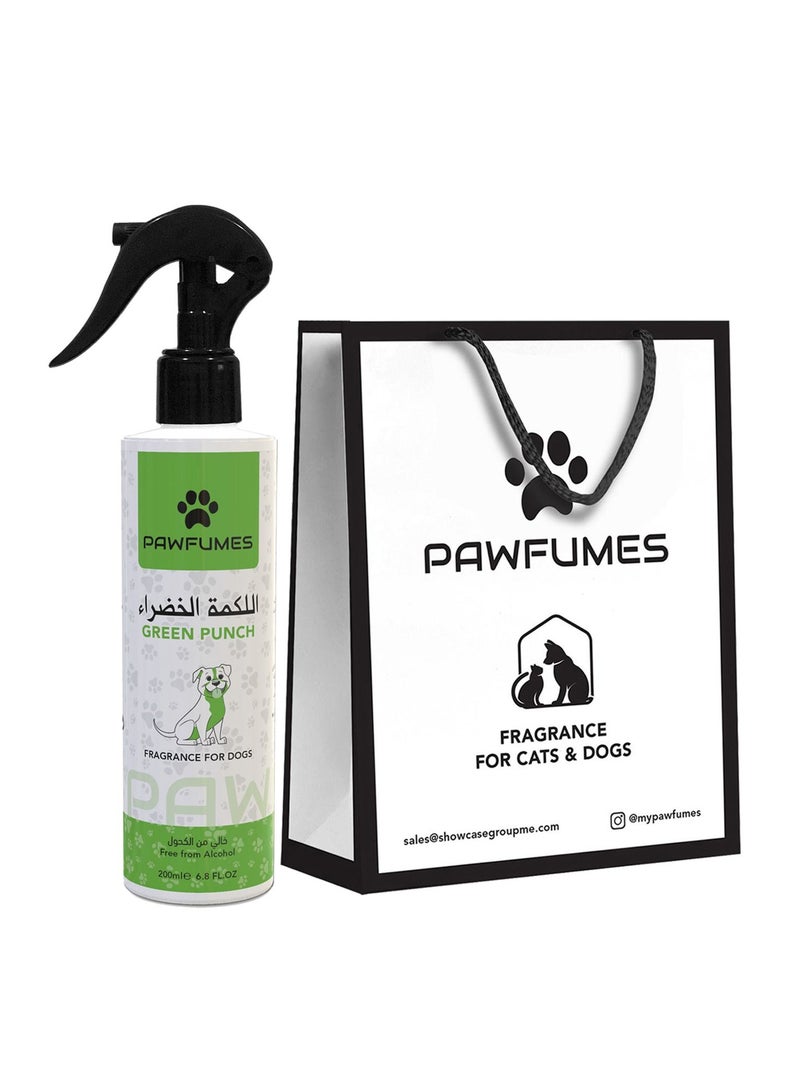 PAWFUMES Fragrance Spray for Dogs - Green Punch, 200 ml