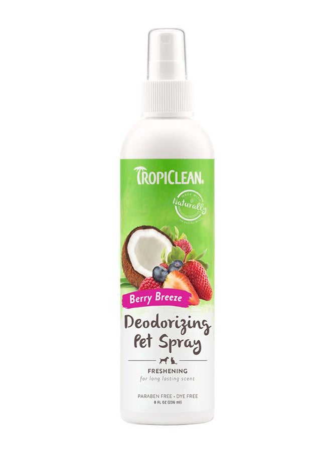 Berry Breeze Deodorizing Pet Spray Clear 236ml
