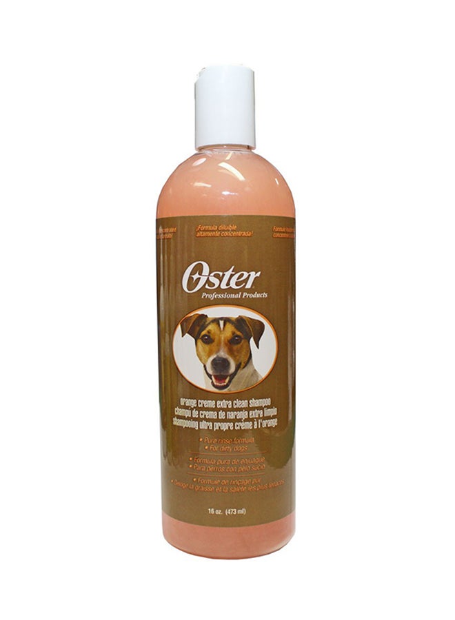 Orange Creme Extra Clean Dog Shampoo 473ml