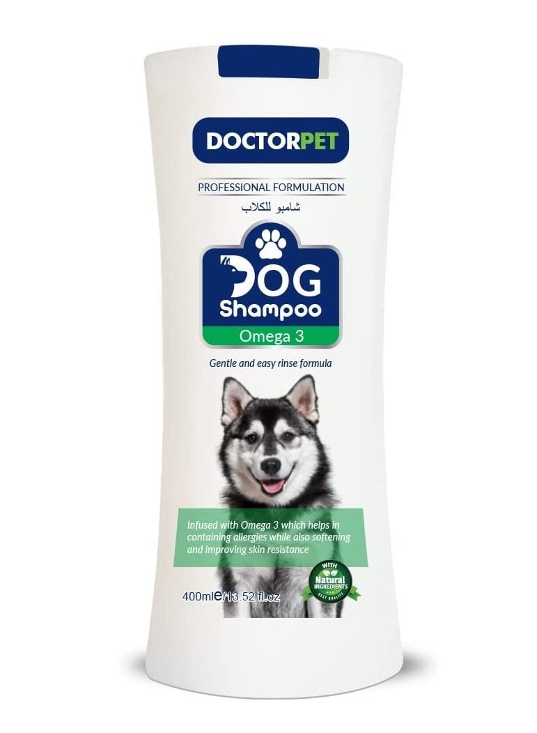 Dog Shampoo Omega 3 400ml