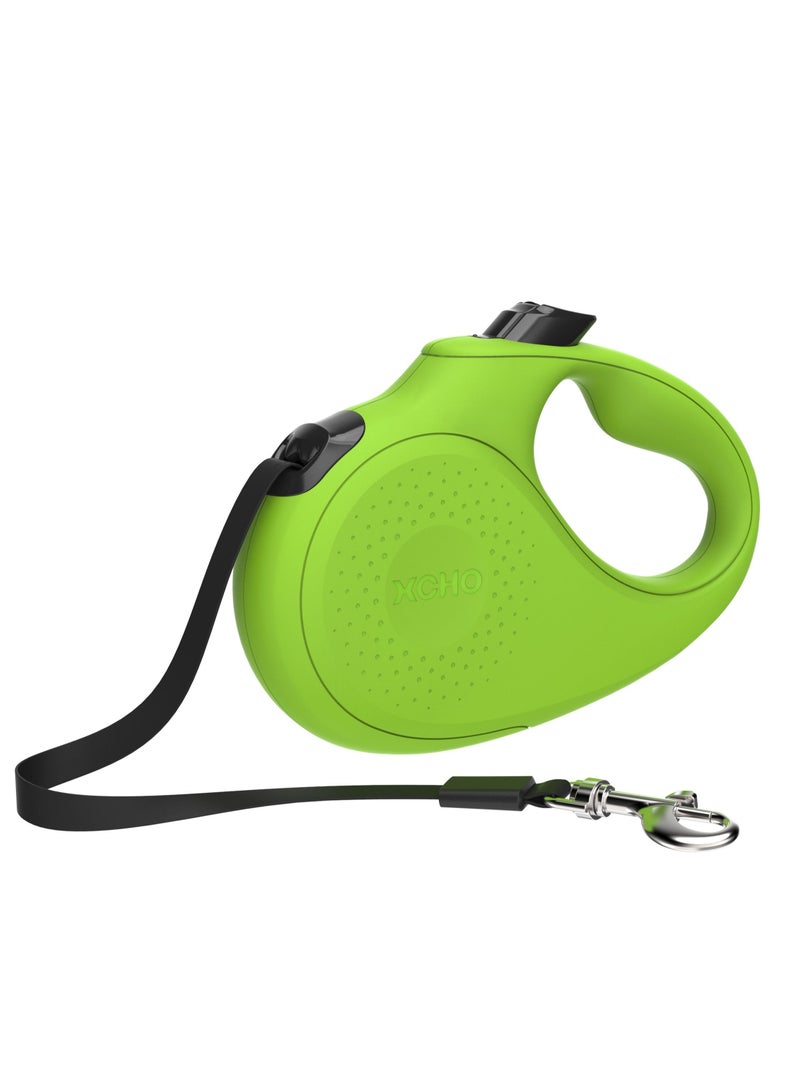 Retractable Dog Leash X006-S 5M Tape, for 15kg, in Green color