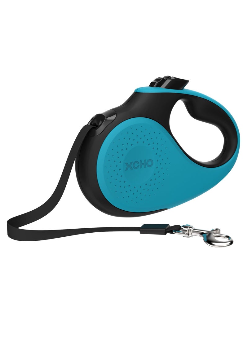 Retractable Dog Leash X007-XS 3 Meter Tape for 12kg, in Sky blue & black color