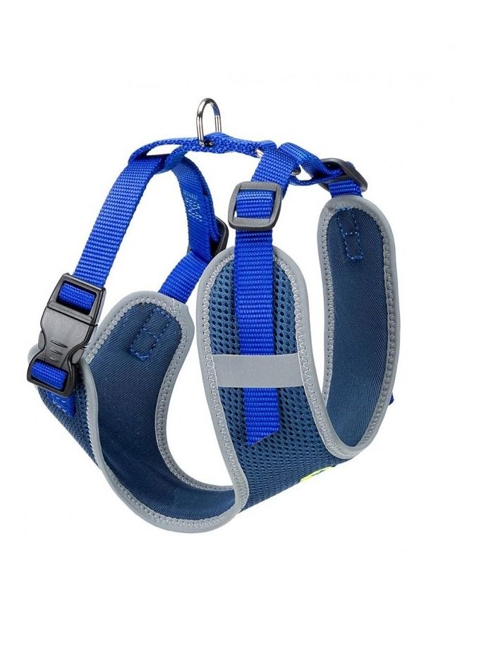 Nikita PM Technical Breathable Nylon Dog Harness Blue