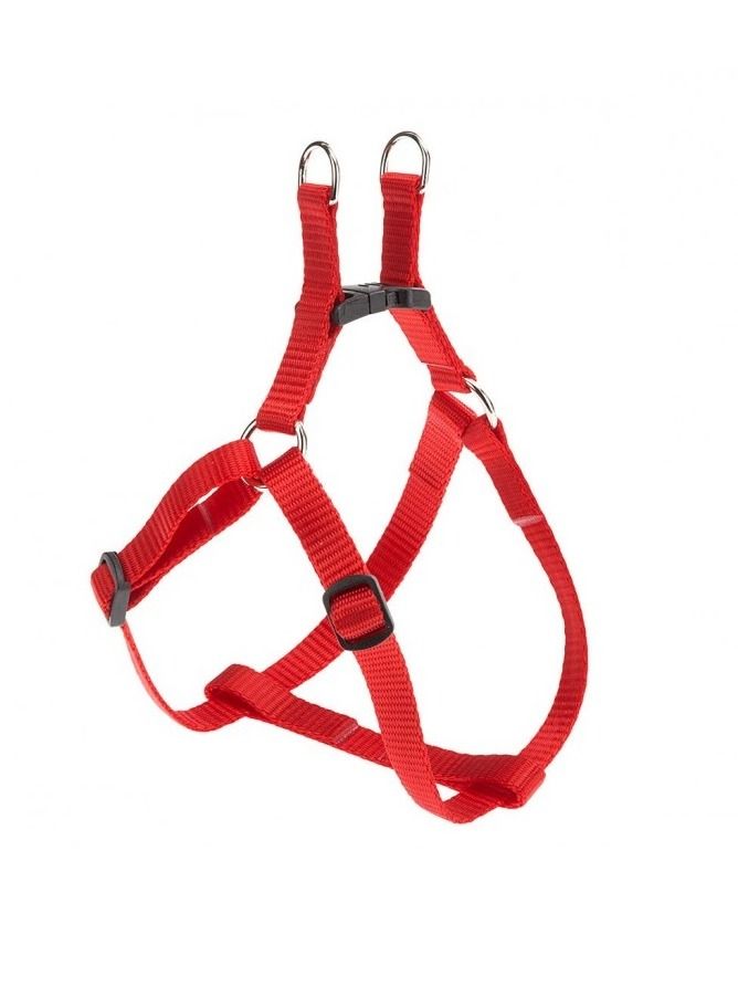 Easy P Nylon Resistance Dog Harness Red