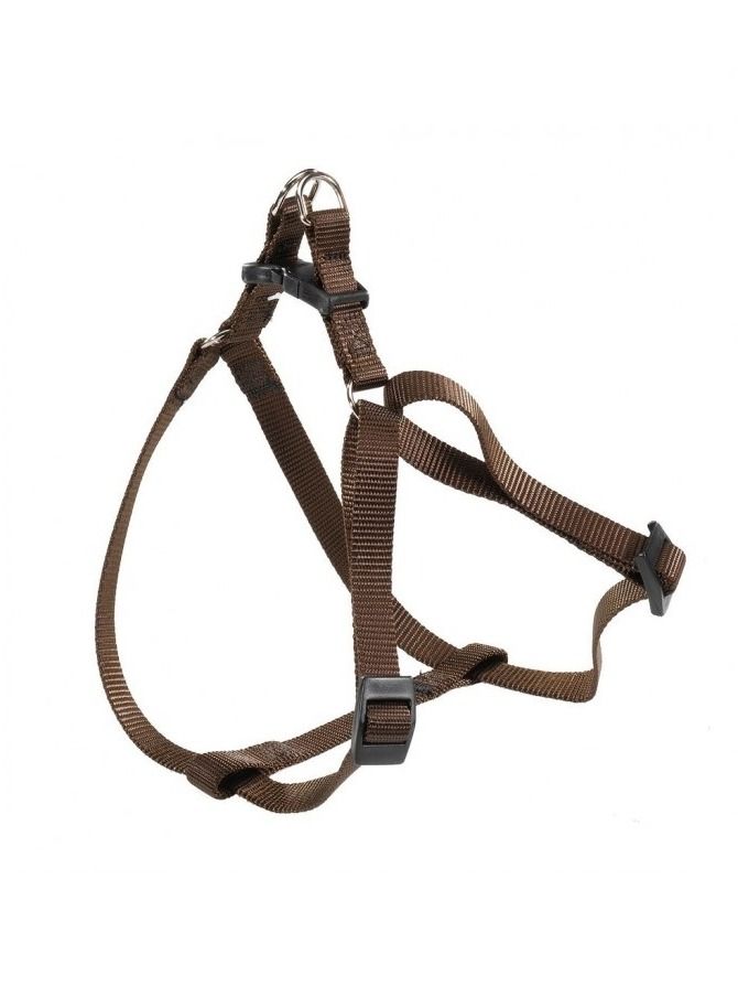 Easy P Nylon Resistance Dog Harness Brown