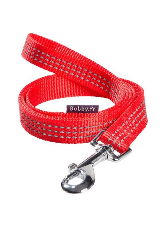 Safe Dog Lead Red/Silver L