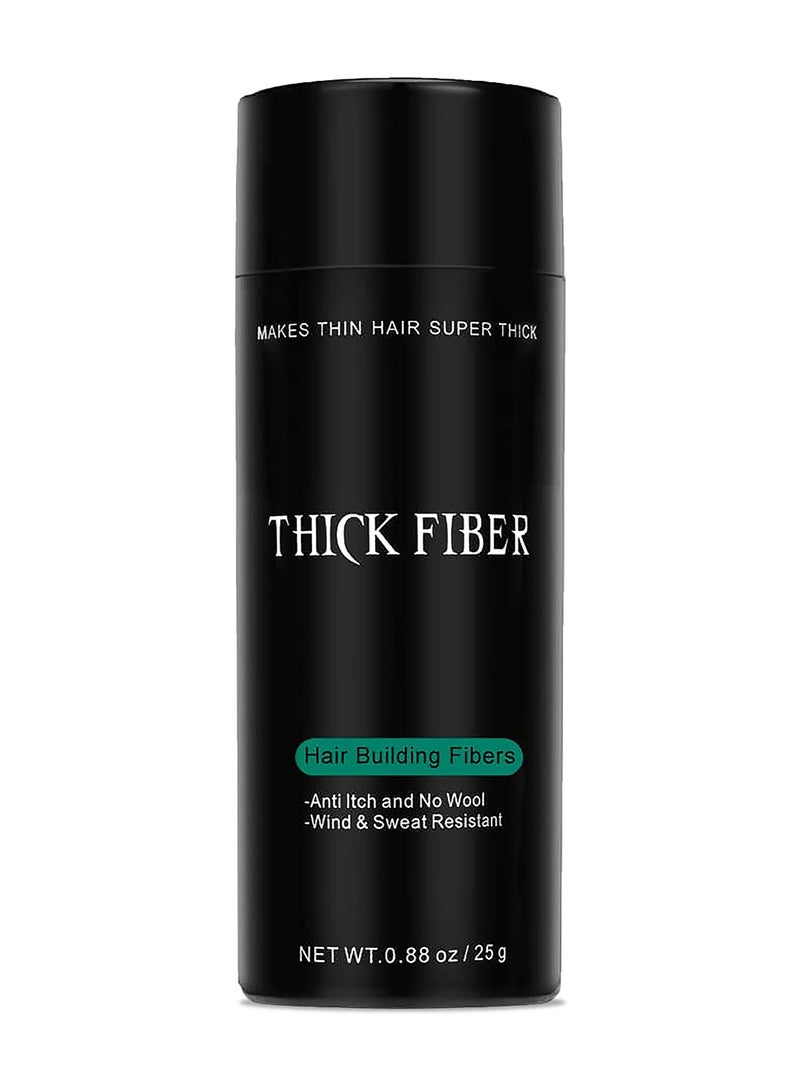 THICK FIBER Hair Building Fibers 25g Bottle Black Color
