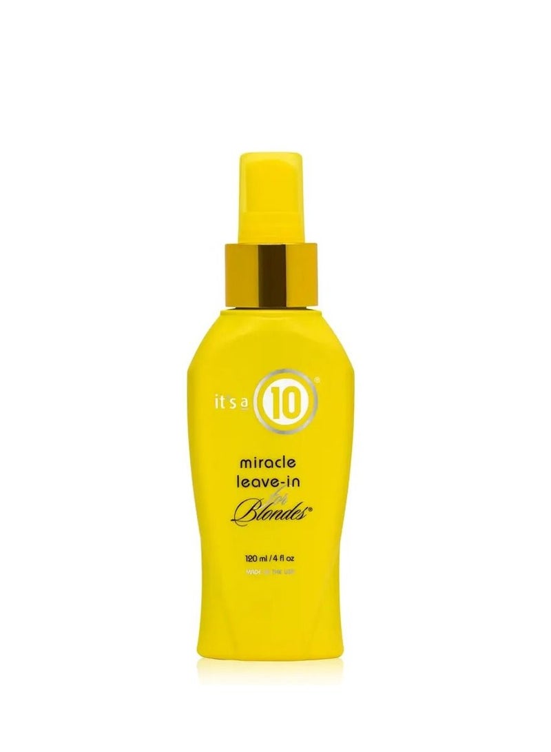 Miracle Leave In Conditioner For Blondes 120ml