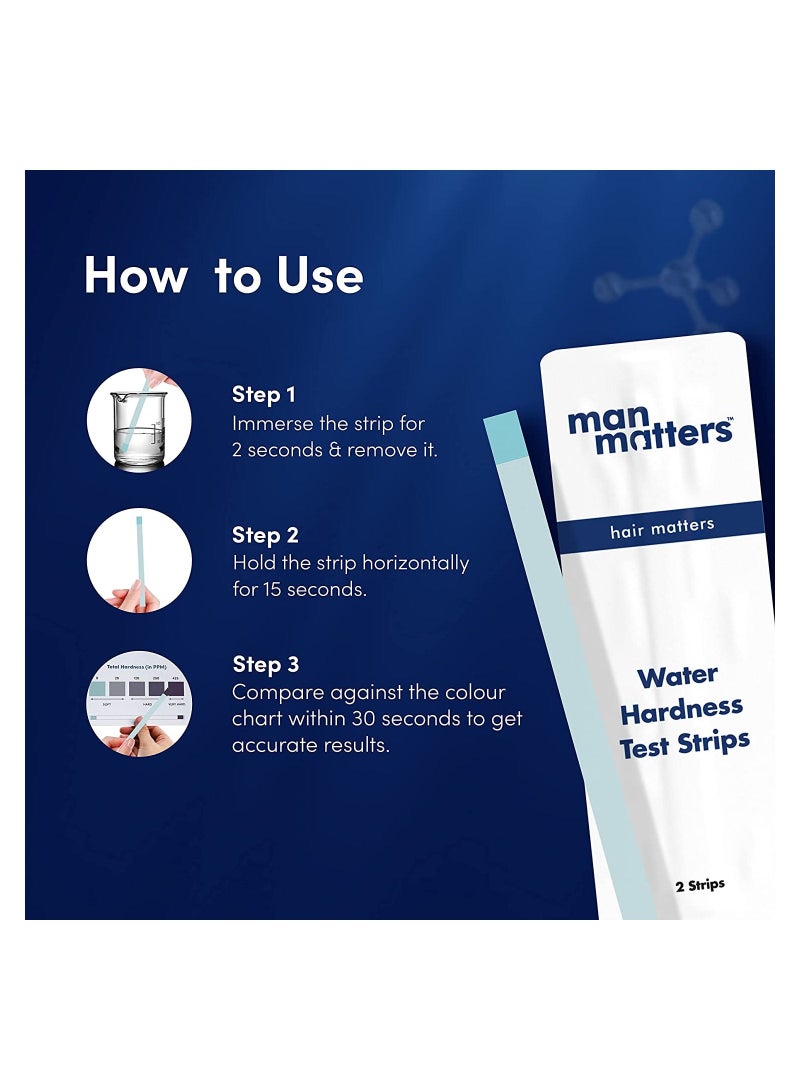 Man Matters Water Softener 500ml | Instant Hard Water Softening Agent | Reduces Hair Fall & Skin Itching | Disables Calcium & Magnesium, Maintains pH Level | Easy to Use Solution