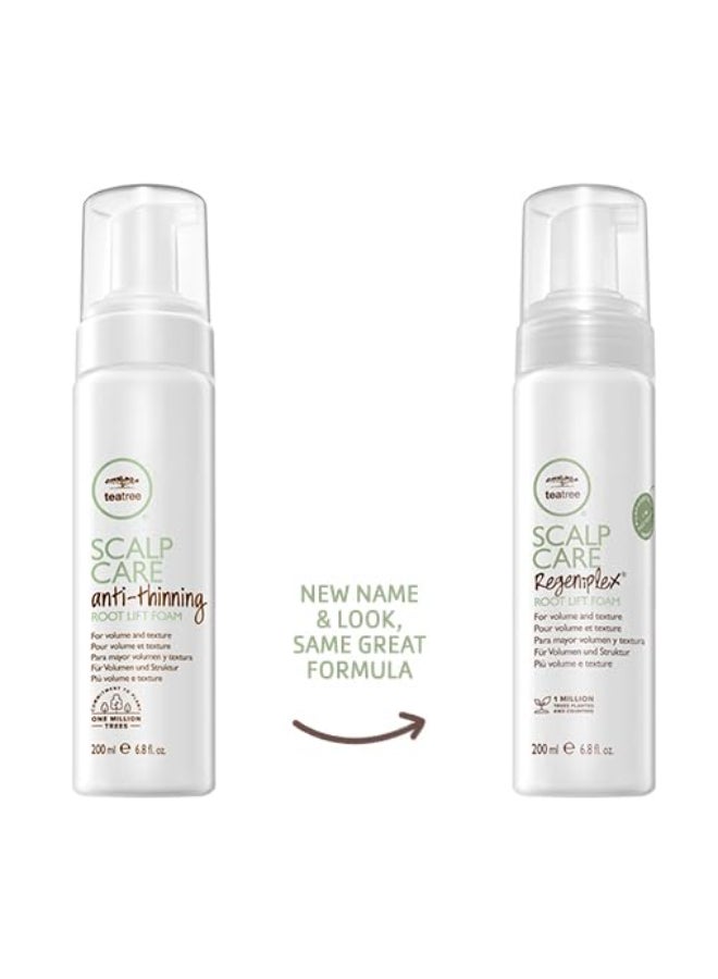 Tea Tree Scalp Care Anti-Thinning Root Lift Foam, Color Safe, Vegan, Paraben Free, Gluten Free 200ml