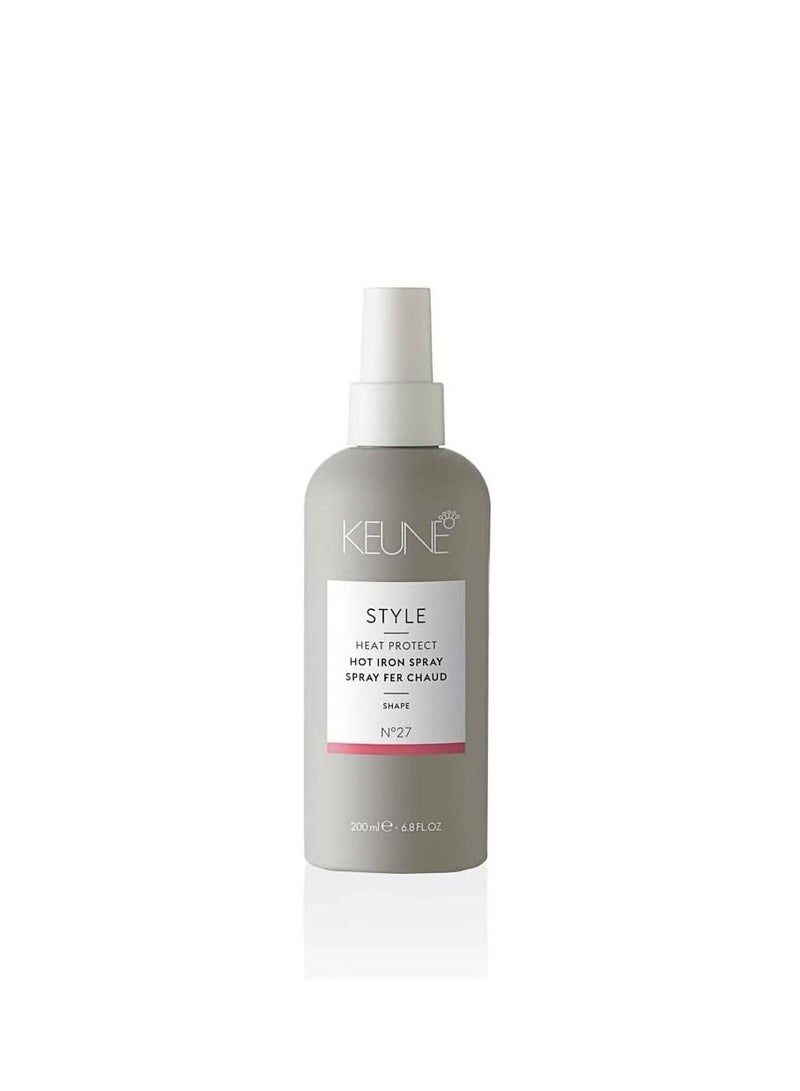 Keune - Style Hot Iron Spray - Protective Shield From Heat Up To 230°C (450°F)
