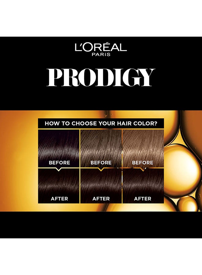 Prodigy Ammonia Free Hair Color 60g+62ml+60ml 4.0 Brown